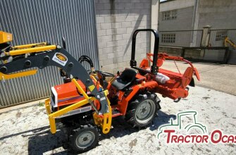 MINI TRACTOR CON PALA FRONTAL