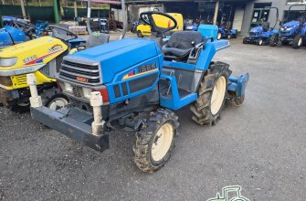 Minitractor iseki con fresadora