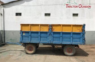 Remolque basculante dos ejes con giratoria