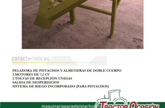 PELADORA DOBLE CUERPO PISTACHOS ALMENDRAS Y NUECES