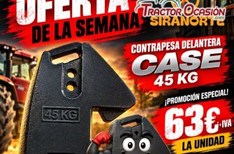 Contrapesa delantera CASE 45 kg