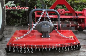 Desbrozadora de cadenas de 1.30 metros.