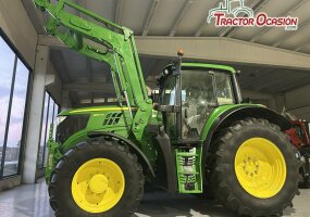 JOHN DEERE 6150 M CON PALA TRIPUNTAL Y TDF