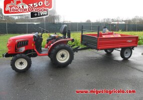 MINITRACTOR WINDLAND LX2520 CON REMOLQUE Y FRESADO...