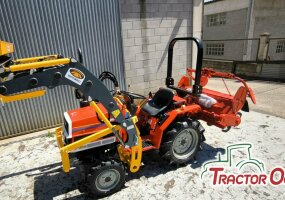 MINI TRACTOR CON PALA FRONTAL