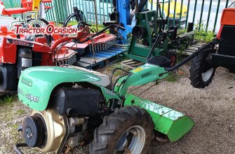 Motocultor con arranque electrico