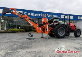 Same solaris 55 con retroexcavadora