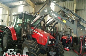 Massey Ferguson 5445 Dyna-4 con pala
