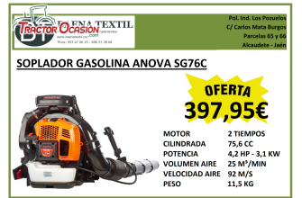 SOPLADORA ANOVA SG76C