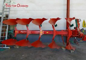 Arado reversible de 5 vertederas