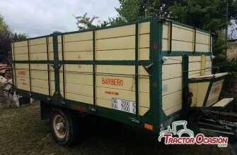REMOLQUE BARBERO 5.000 KG DE UN EJE, BACULANTE HID
