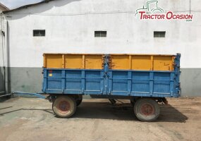 Remolque basculante dos ejes con giratoria