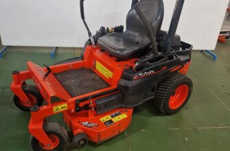 CORTACESPED GIRO CERO KUBOTA Z122R US 3127
