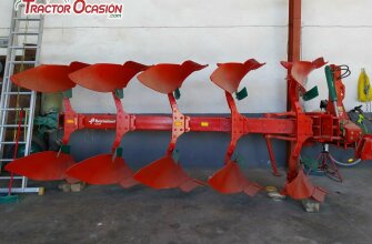 Arado reversible de 5 vertederas