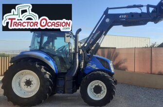 TRACTOR NEW HOLLAND T5.100 CON PALA EL LEON 410E