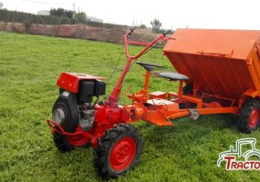 Tractor con remolque traccion