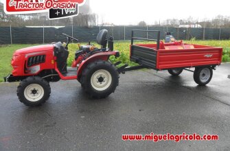 MINITRACTOR WINDLAND LX2520 CON REMOLQUE Y FRESADO...