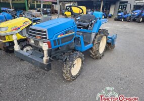 Minitractor iseki con fresadora