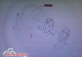 CONTRAPESOS PARA RUEDAS TRASERAS CASE NEW HOLLAND