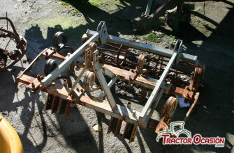 cultivador 6 brazos con rodillo