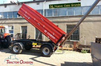 Sinfin hidráulico y plegable 40-60 ton/hora