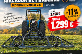 Aireador de praderas 4 metros – OFERTA SEMANAL