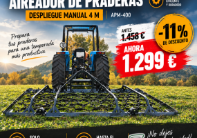 Aireador de praderas 4 metros – OFERTA SEMANAL
